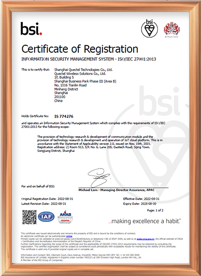 ISO/IEC 27001：信息安全管理体系